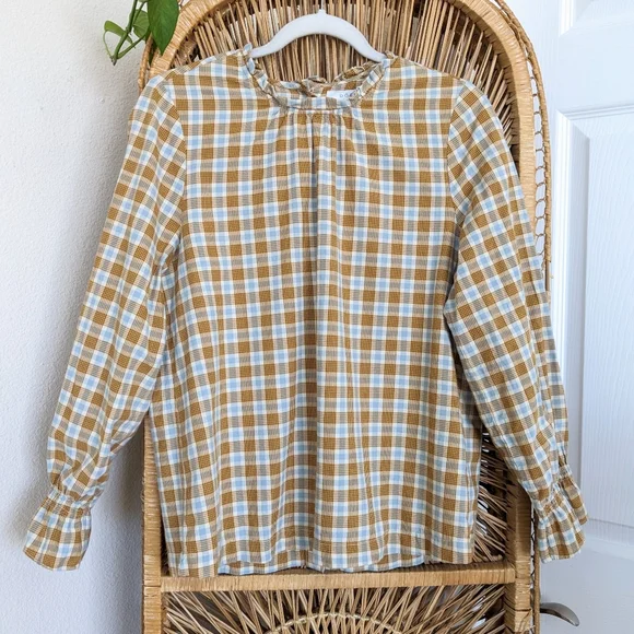 Doen Acacia Plaid Top - Picture 2 of 15